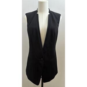 White House Black Market Blazer Vest Tailored Sleeveless Layer Or By self Size 2